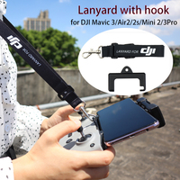 Lanyard with Fixed Clip Hook for DJI Mini 3 4 Pro Air 3S 2S 2/Mavic 3 RC N1 N2 N3 Remote Controller Neckstrap Drone Accessories