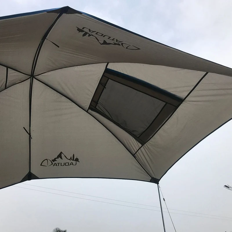 Tenda traseira de carro à prova d'água, abrigo de acampamento, barraca de carro ao ar livre, praia, sol, toldo, personalizado