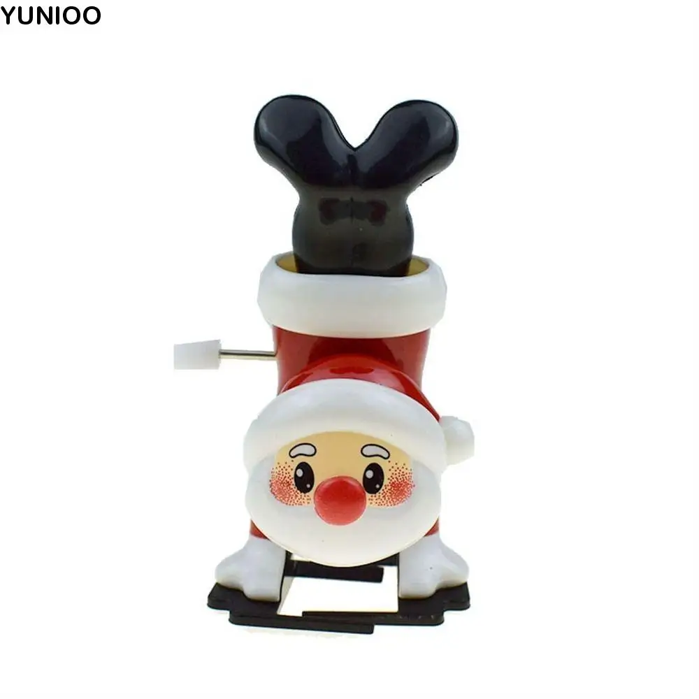 

Christmas Series Wind-up Toys Jumping Toys Santa Claus Christmas Clockwork Toys Cartoon Elk Snowman Santa Walking Doll