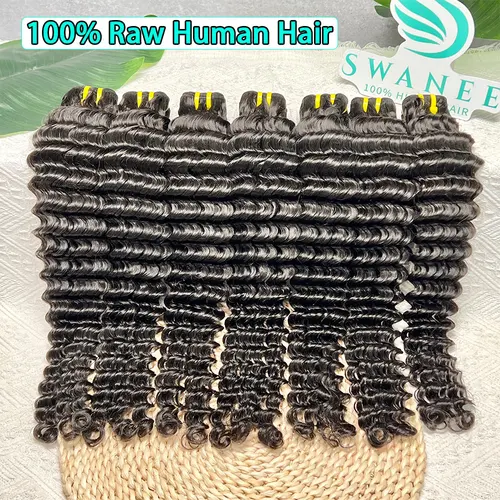 Imagen 2 del producto Paquetes de cabello humano de onda profunda de 28-30 pulgadas, sin procesar, virgen, rizado, extensiones de cabello para mujer, ofertas especiales