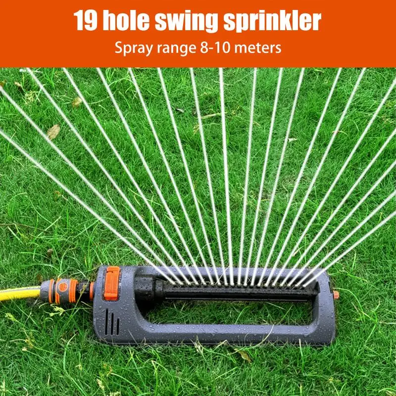 Efficient Water Distribution Irrigation Tool Garden Sprinkler Adjustable Flow Control Customizable Spray Pattern For Garden Use