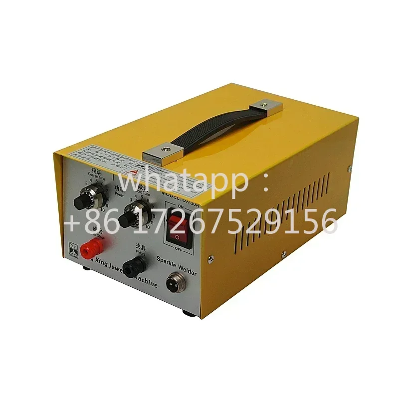 DX-30A Handheld Laser Spot Welder 220V 400W 30A Laser Welding Machine for Platinum Silver Gold Steel Welding