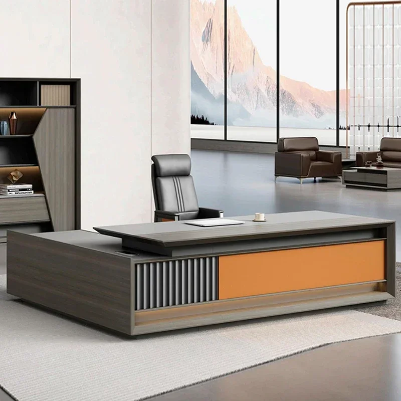 Supplies Stands Office Desk Monitor Desktop Makeup Work Organization Office Desk Table Corner Escritorio Gaming Luxury Furniture