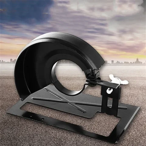 

Cutting Machine Base Protection Cover Angle Grinder Stand Wheel Guard Safety Protector Cover Simple Bracket Conversion Base