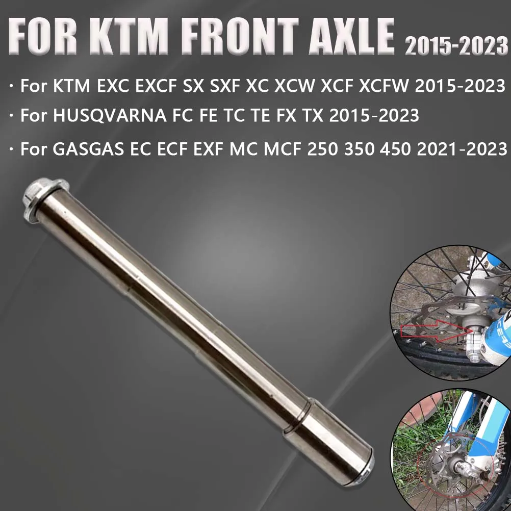 2015-2023 For KTM HUSQVARNA GASGAS Motorcycle Front Axle Wheel Hub Shaft Nut Kit EXC EXCF SX SXF XC XCF FC FE TC TE ECF EXF MCF