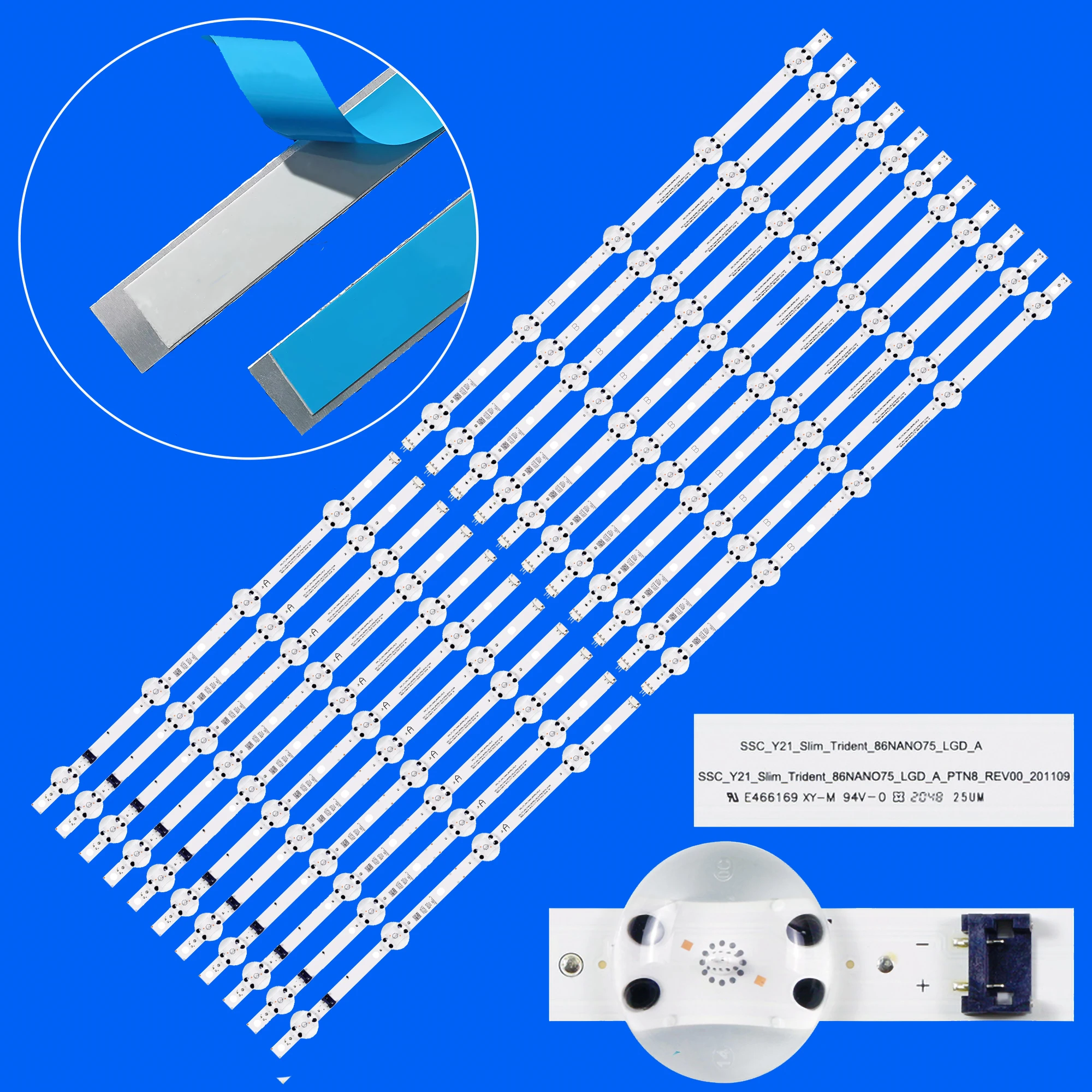 

LED Backlight Strips For 86UP8770PUA 86UQ8000AUB 86UP8050PSB 86Q9050PSC 86UP8050PVB 86NANO766QA 86NANO77SRA 86UP80009LA