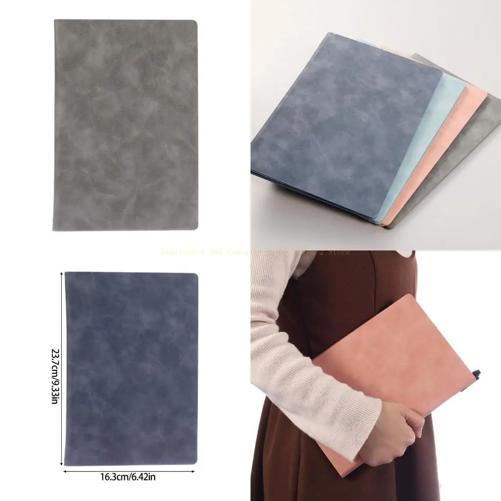 Dubbele oppervlakken Whiteboard Notebook PU-oppervlakken Compact kantoor Essentieel whiteboard voor zakenreizen in het