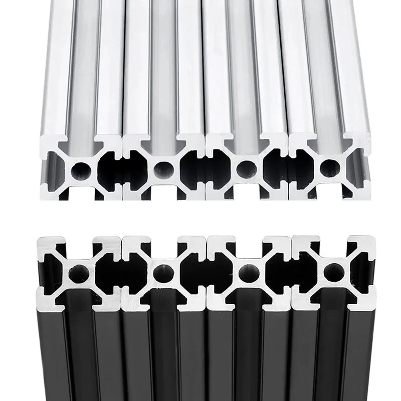 4pcs/lot 2020 Aluminum Profile V/T Slot 200 300 350 400 450 500 550 600 mm Linear Rail Extrusion Extrusion CNC 3D Printer Parts