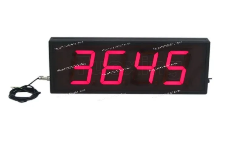 Large Countdown Challenge Timer, Adjustable Difficulty LED 10 Second Stop Watch, Clock Game Timer