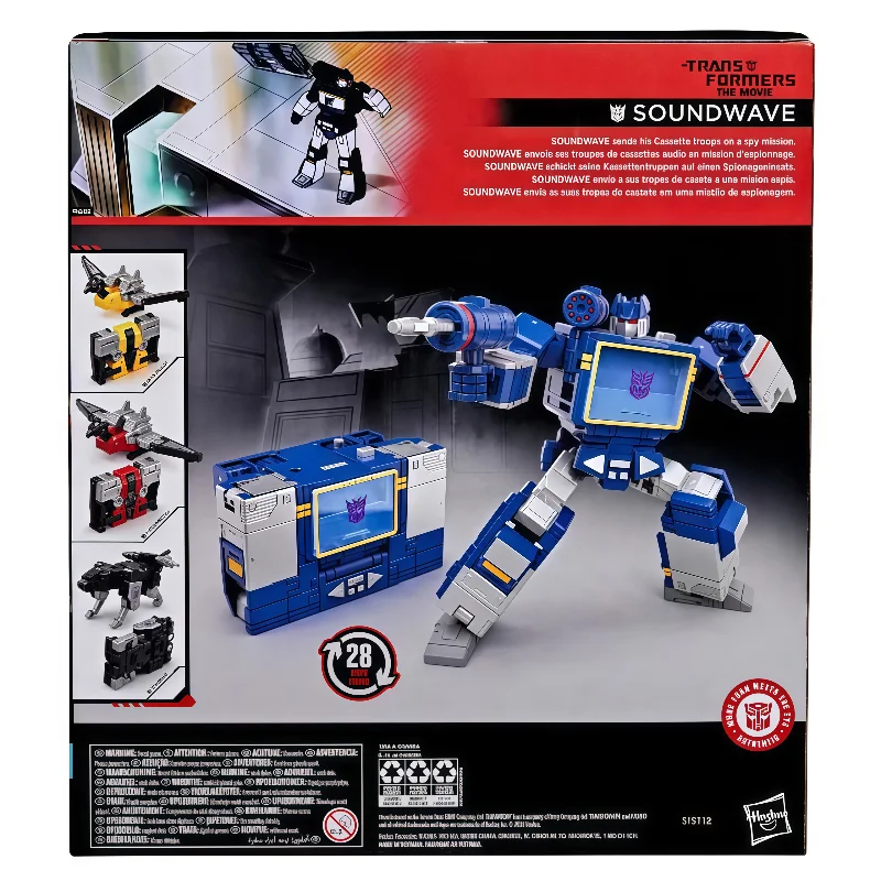 In Stock Hasbro Transformers Classic Toys Studio Series SS86 Soundwave Transformer Robot Action Figure Model Collect Hobbies Toy