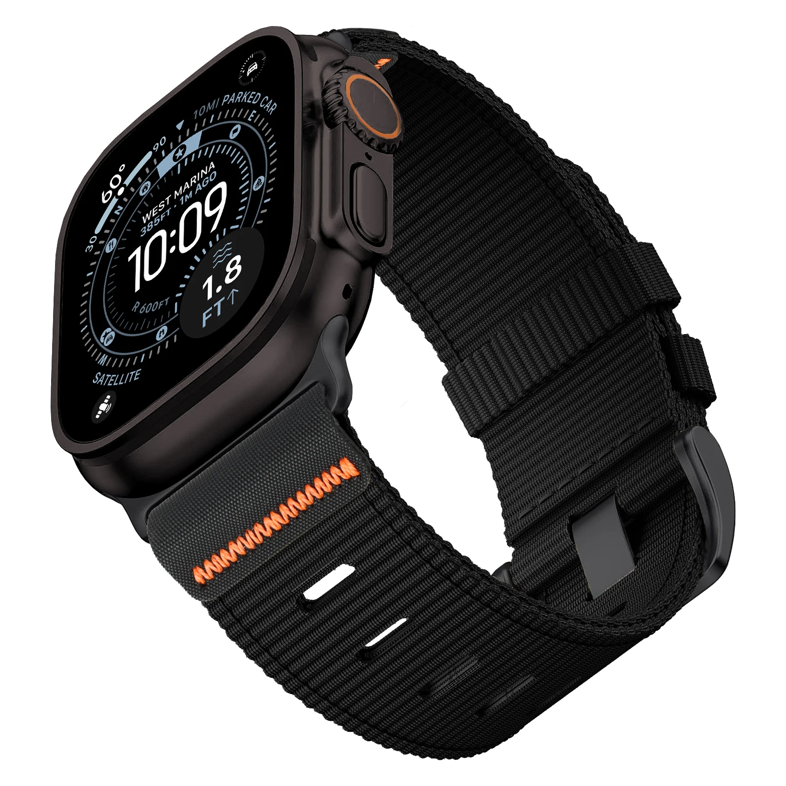 Nylon Strap for Apple Watch Bands Series 11/10/9/8/7/6/SE/Ultra 3 49mm 46mm 45mm 44/42/41/40mm Belt Bracelet Correa iWatch Strap