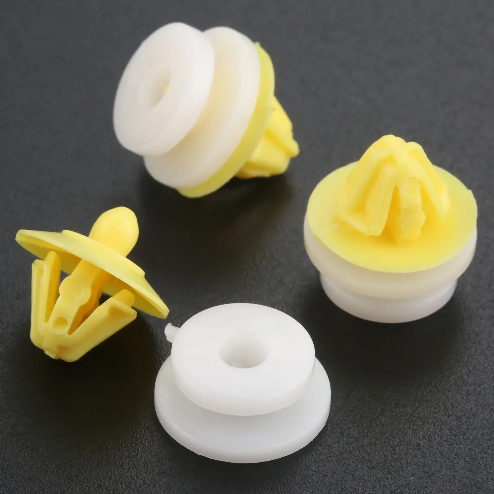 50Pcs Car Interior Door Card Panel Plastic Rivets Clips 8mm Hole Auto Fasteners For 7703077250 Clio Megane Scenic Twingo