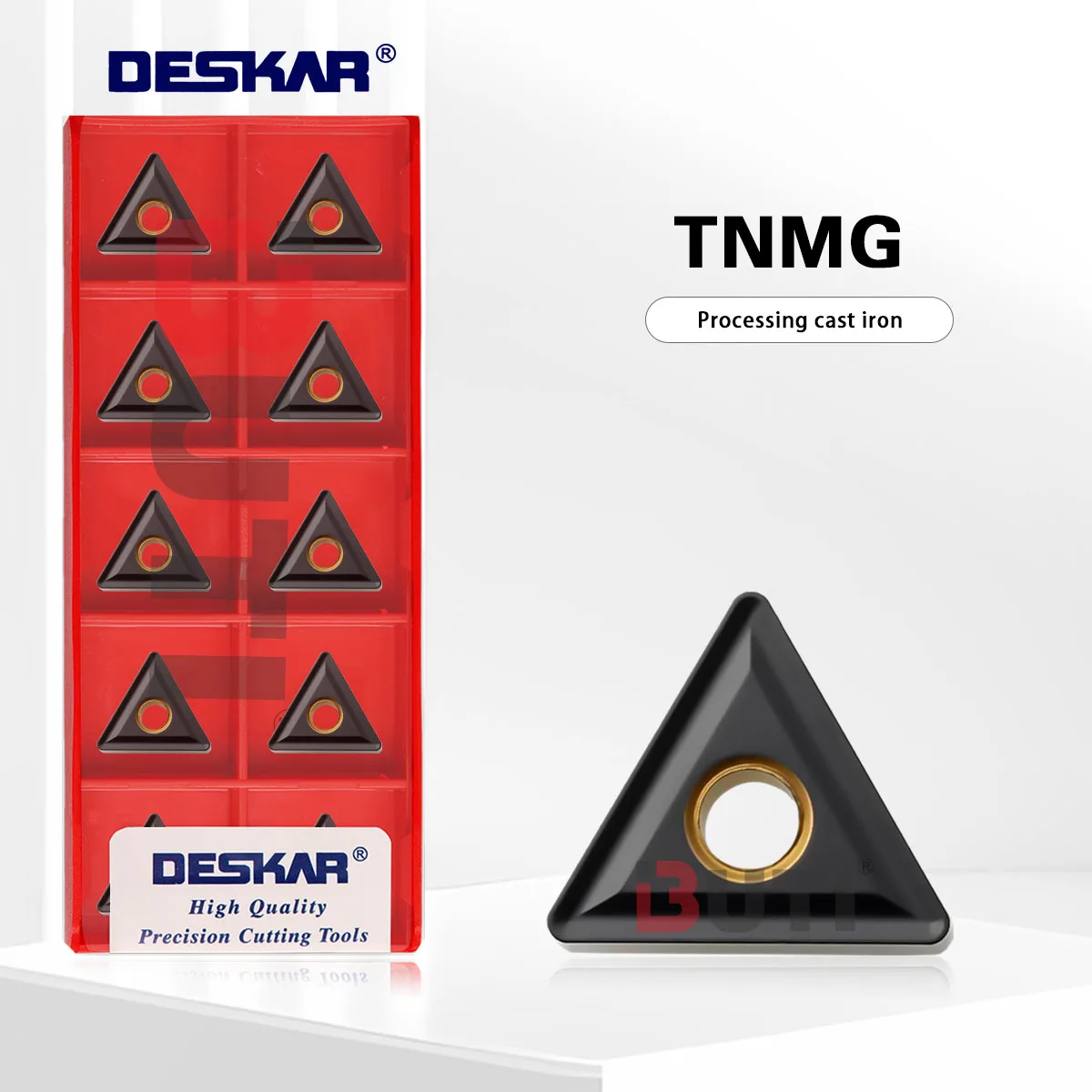 

DESKAR 100% Original TNMG160404 TNMG160408 TNMG160412 LF3018 Numerical Control Lathe Processing Cast Iron Turning Insert Cutter