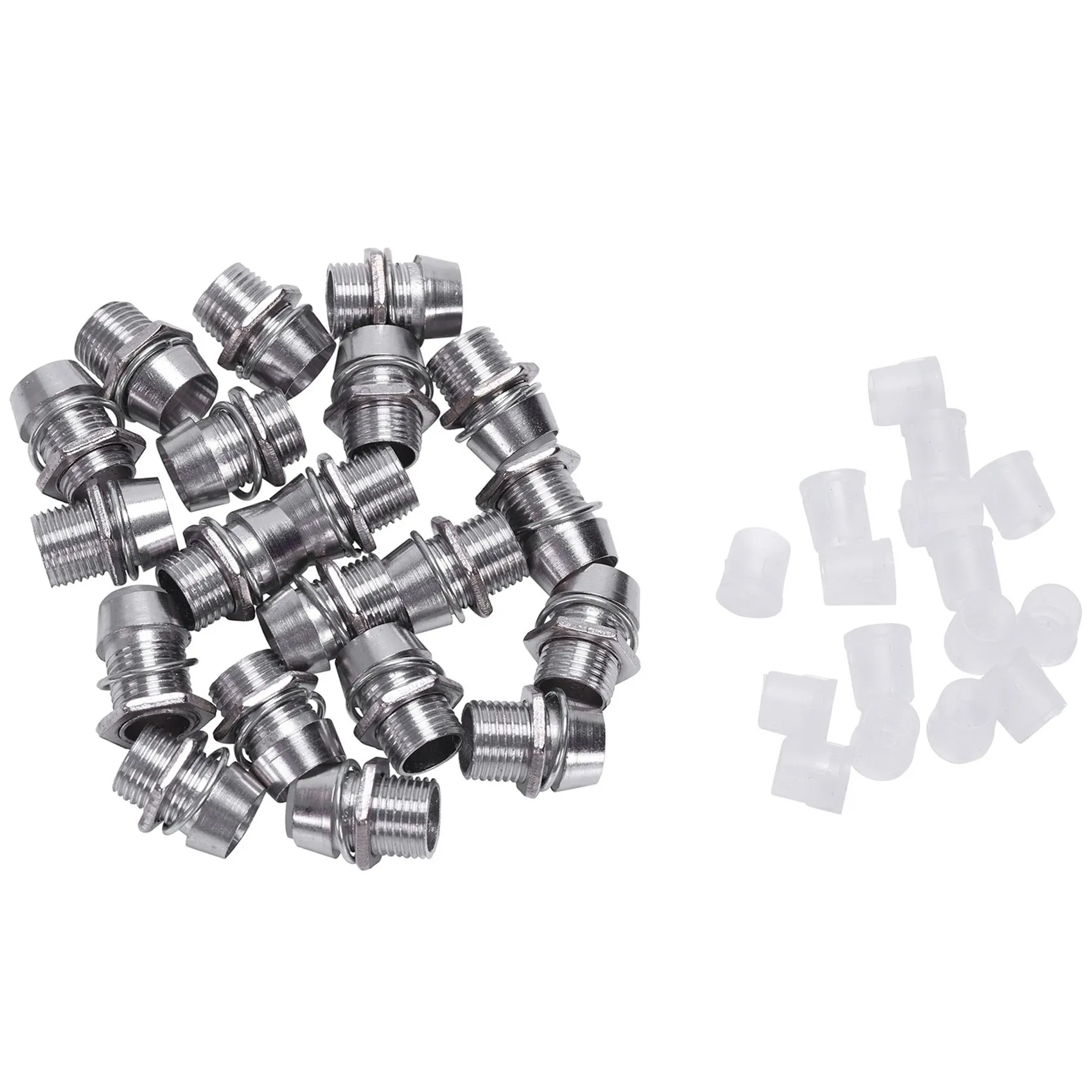 AT21-80 Pcs Copper 5Mm Light Emitting Diode LED Holder Mount Panel Display