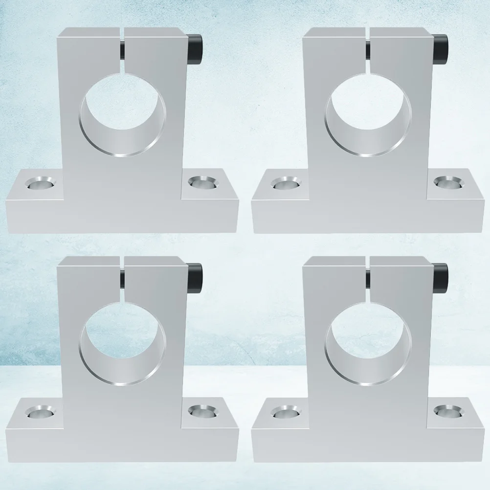 4Pcs 3D Printer Shaft Support Bracket Practical Accessory Easy to Install Stable Shrinkage Performance At High Temp Compatible