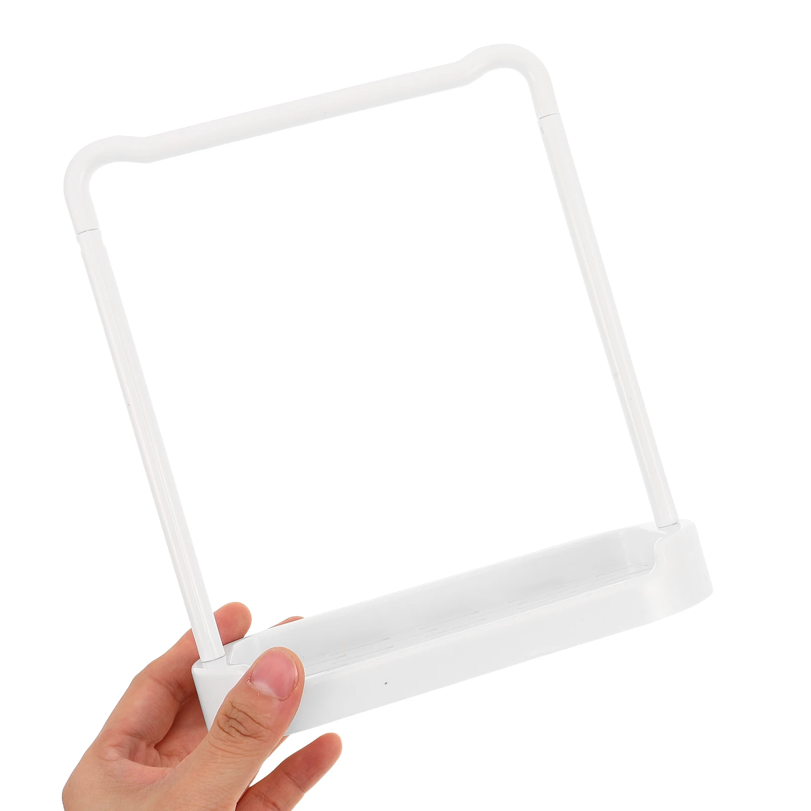 

Display Clothes Rack Hangers Miniature Hanging Stand Toy Plastic Dollhouse Holder