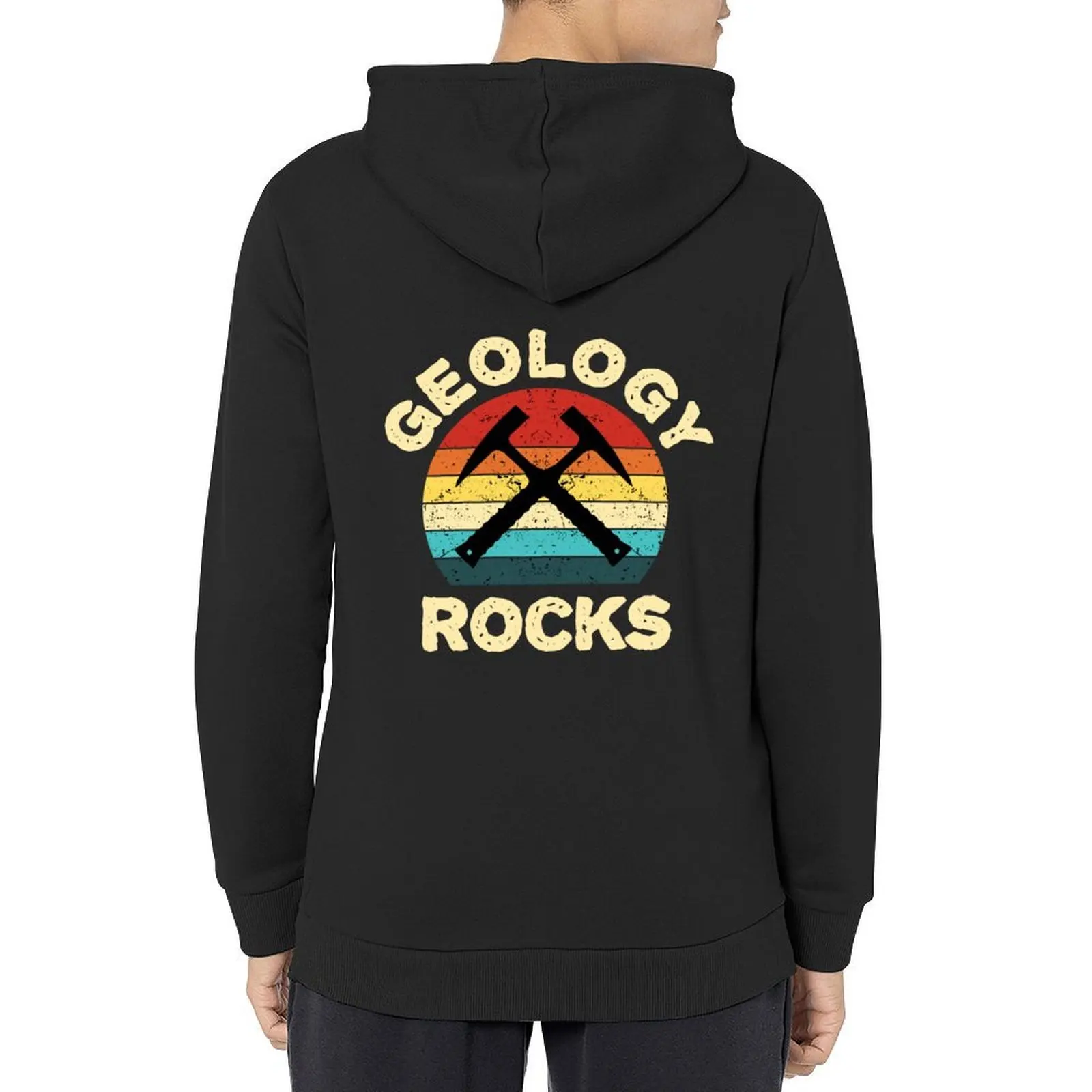 

Geology Rocks Retro Vintage Hoodie men's autumn clothes men's winter sweater korean style clothes winter clothes autumn hoodie