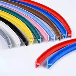 1 meter T Strip Edge Banding Wood Panel Edge Encloser Shield 14mm 16mm 18mm 20mm 22mm 25mm 28mm Gray Red White Black Blue Brown