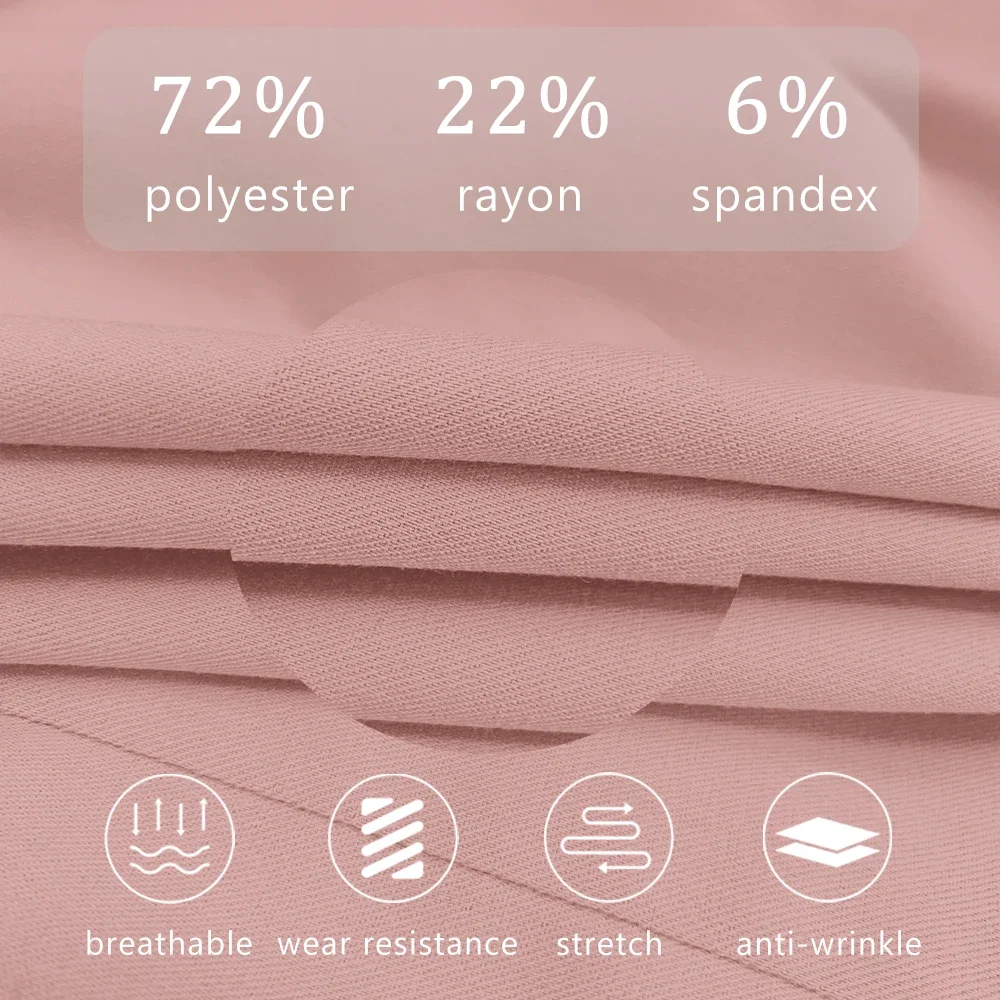 2 Piece Uniforms Medical Scrubs Uniform Women Nurse Scrub Set Men Pocket Top+Pants Clinical Nursing Suit Beauty Clothes Workwear