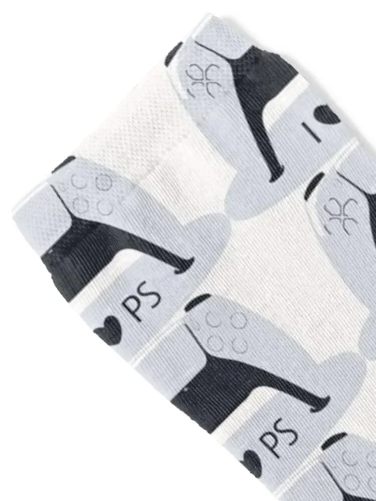 I love PS5 Socks cotton Running Argentina cartoon Ladies Socks Men's