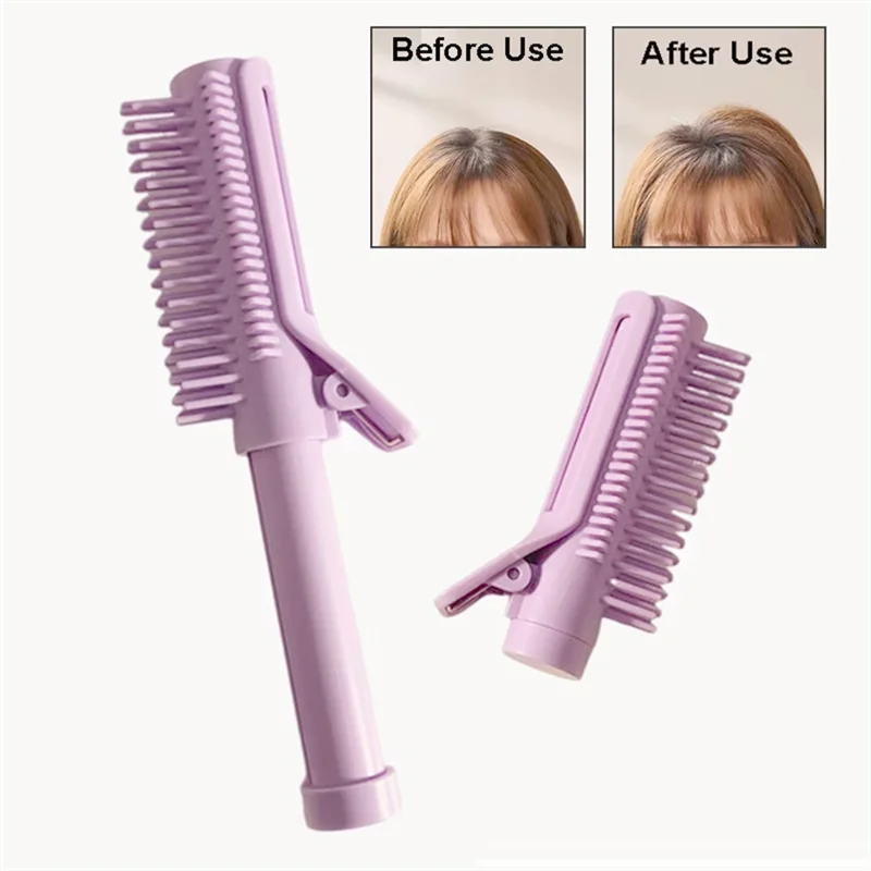 

Hair Root Clips For Volumizing & Styling - Retractable 2-In-1 Curling Comb, Self Grip Curlers For Top Volume-A54Q