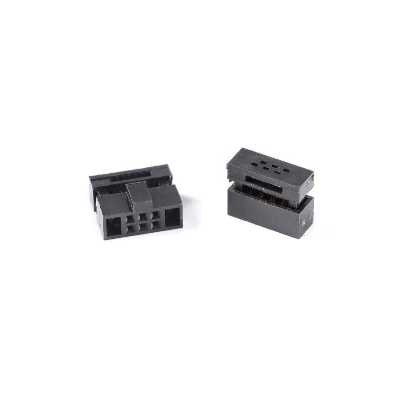 5-20Pcs 2.54MM 2.00MM 1.27MM Pitch 8 10 12 16 20 24 30 34 40 50 Pin Female FC Socket IDC Connector Gray Ribbon Cable 1.0MM Flat