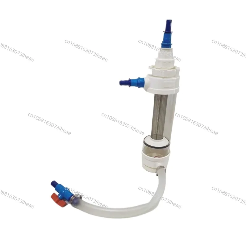 Fish toilet filter bucket universal fecal separator for fish tank