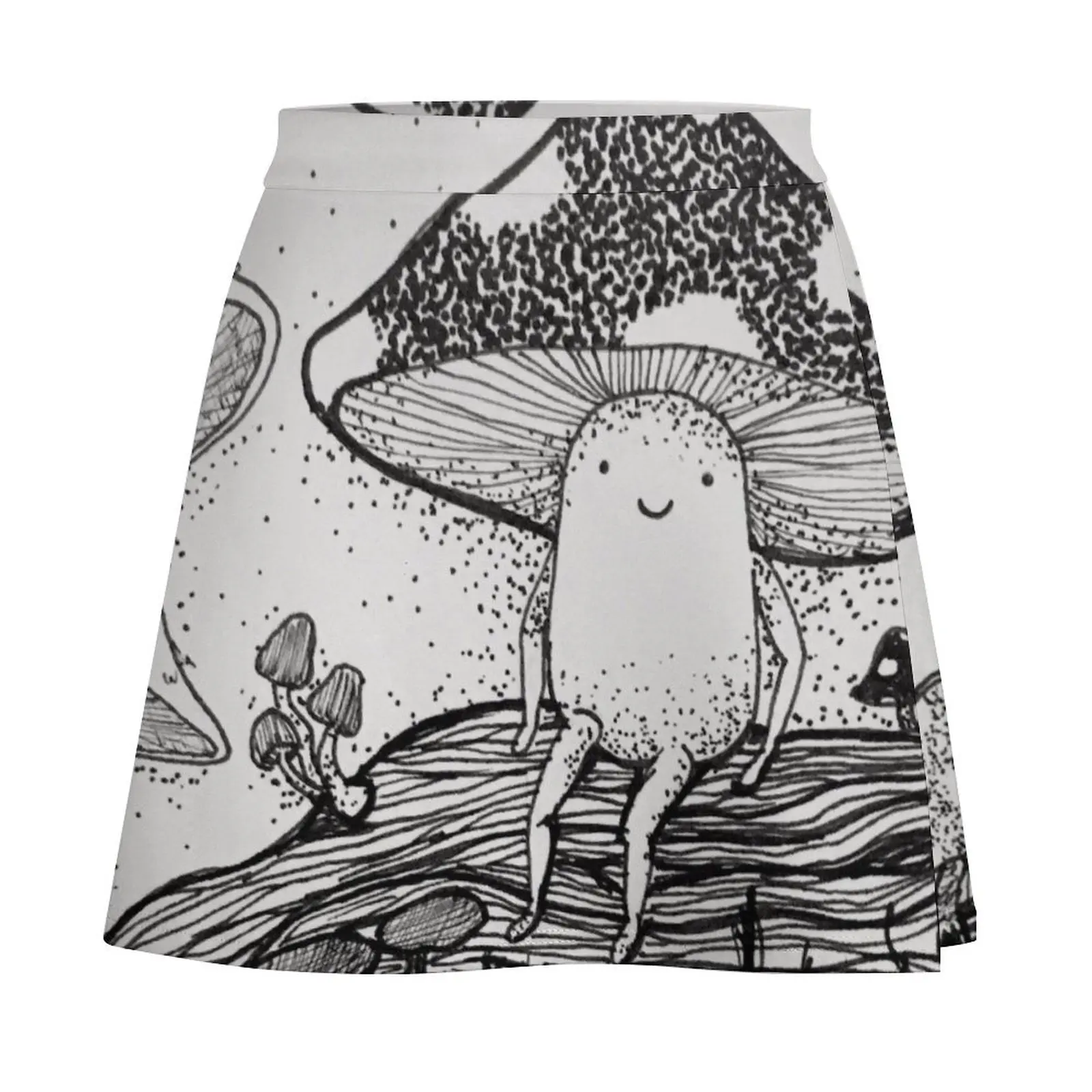 Rok Mini Jamur Kecil Rok Wanita Cosplay Rok Wanita