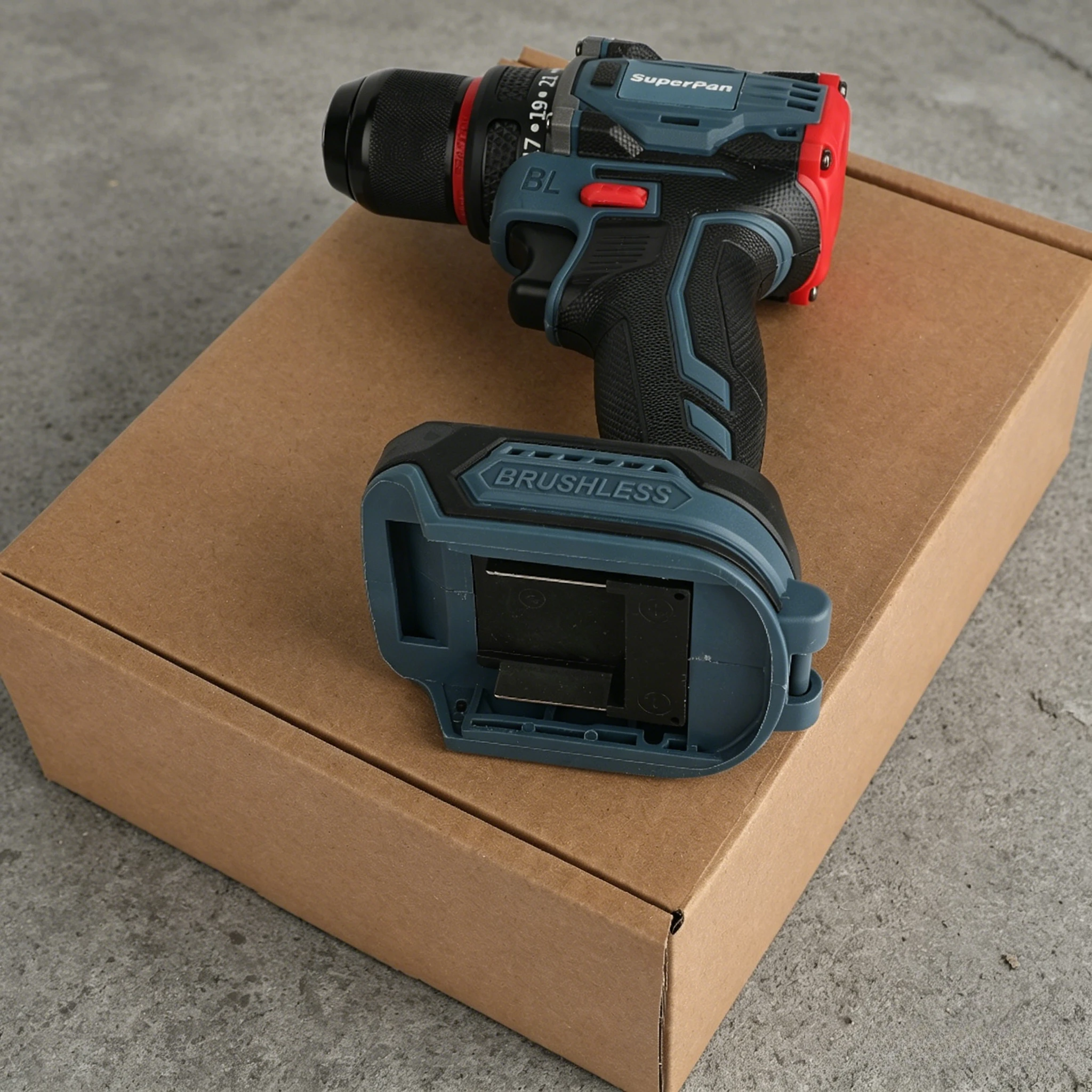 

20V Cordless Drill Driver, Ideal for Wood, Metal, Masonry Drilling & Furniture Assembly, Bare Unit，For Makita Battery pin