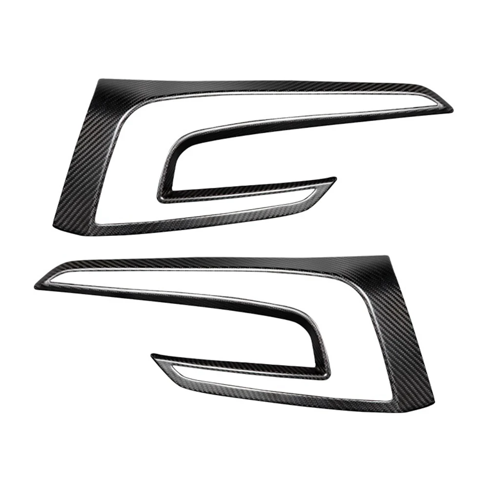 مزورة ألياف الكربون الخلفي الضوء الخلفي الديكور الذيل ضوء غطاء إطاري الكسوة الخارجية للسيارة Te sla نموذج 3 هايلاند 2023 2024 #6