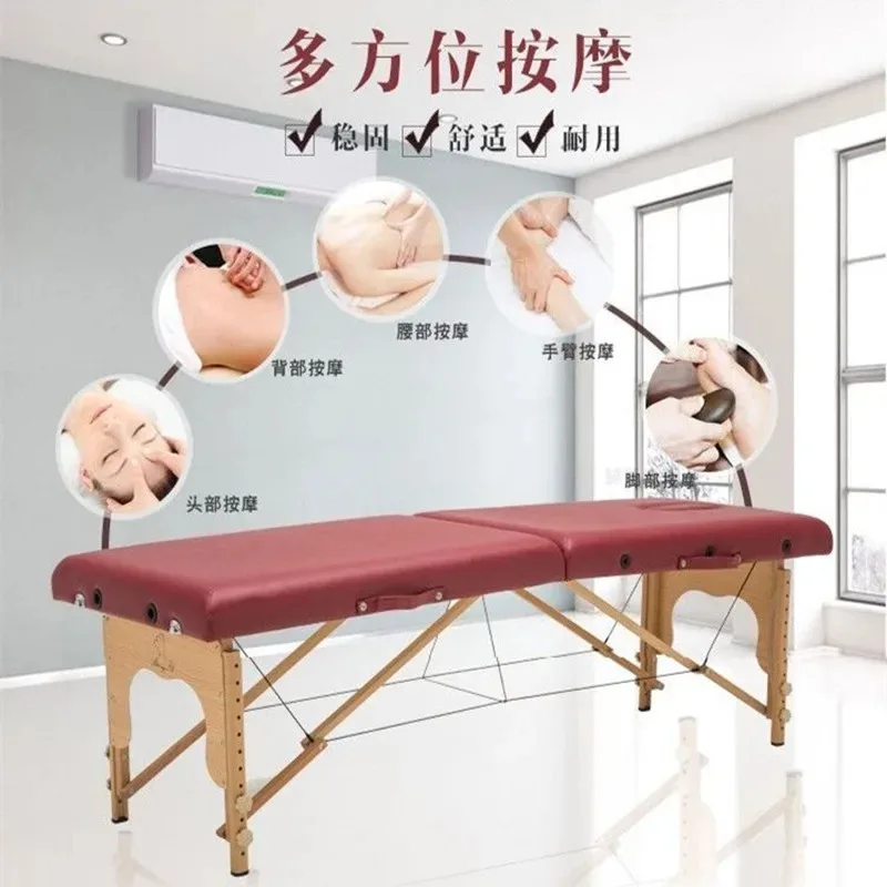 

Thai Folding Portable Massage Table Beauty Speciality Spa Massage Bed Tattoo Lash Adjust Camilla Masaje Beauty Furniture Fold