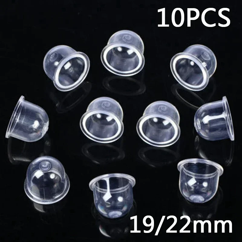 10 Uds bomba de combustible transparente bombilla de imprimación de carburador 19/22 Mm burbuja de aceite para motosierras soplador recortador