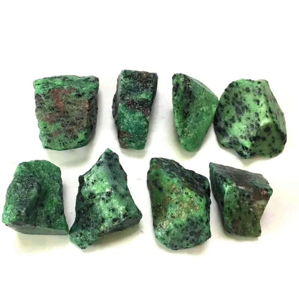 Natural Stone Ruby Zoisite Epidote Raw Crystal Stones Mineral Crystals Rock Healing Reiki Home Decor Spiritual Meditation Chakra