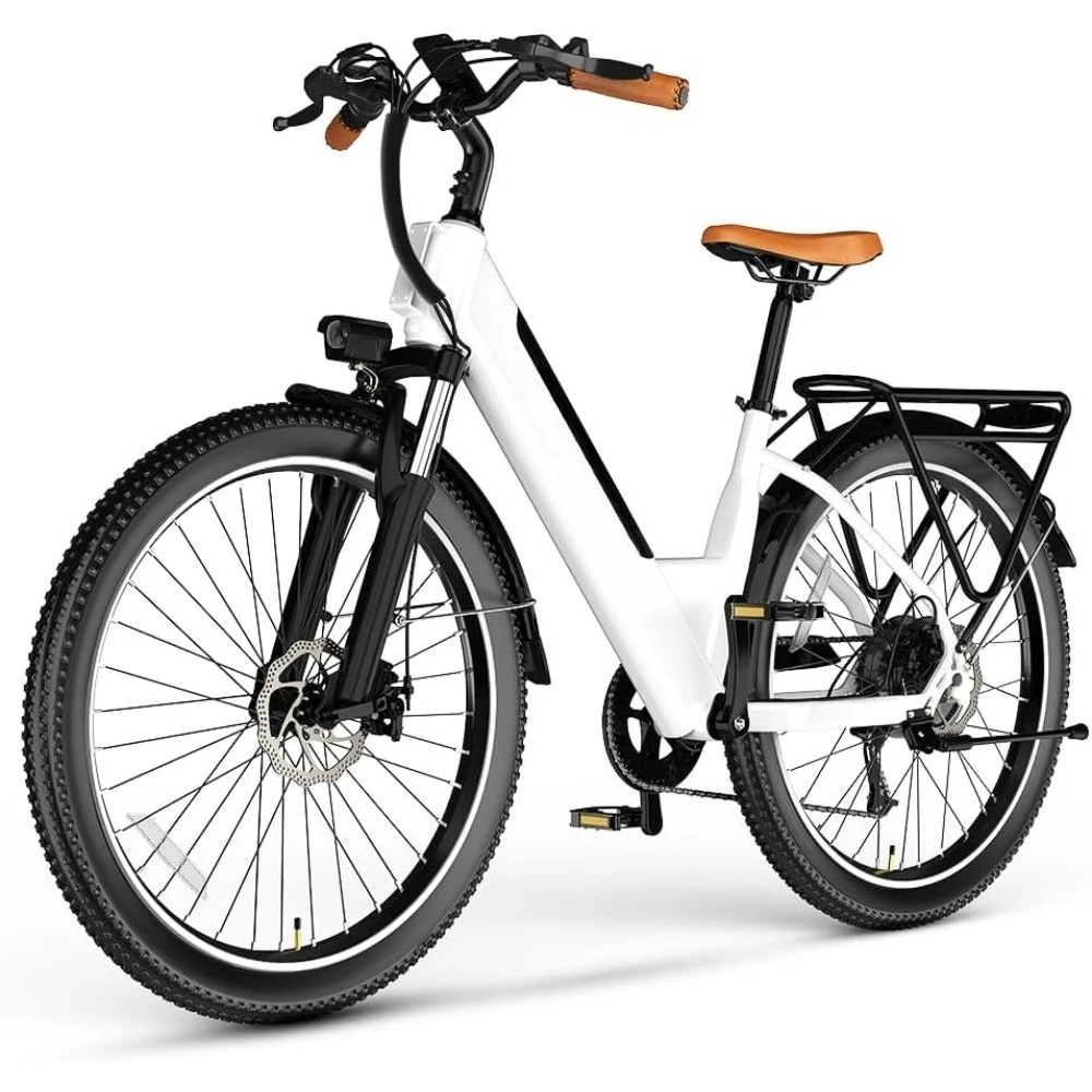 

Electric Bike for Adults,up Miles Removable Battery Ebike, 26" UL Certified Electric Mountain E Bike with 7-Speed