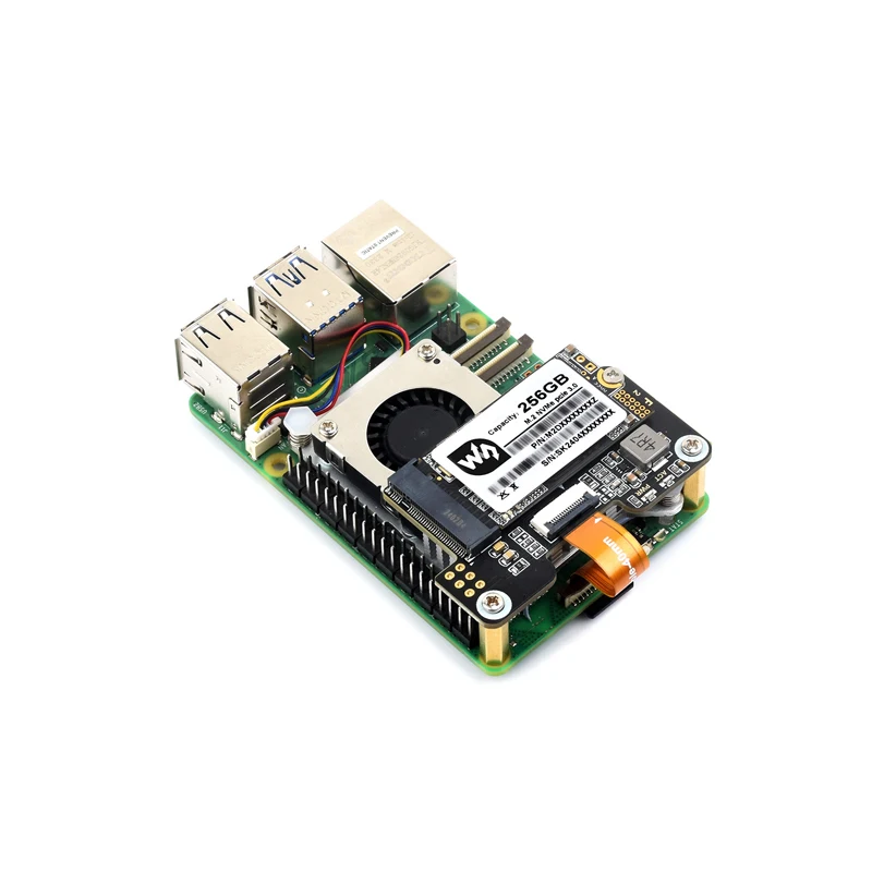 Raspberry Pi5 Pcie Naar M.2 Mini Ondersteuning Gen2 En Gen3 Ssd Compatibel 2230 2242