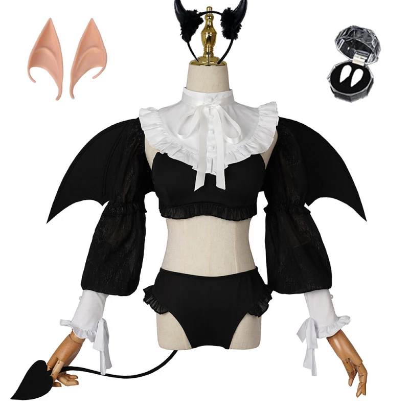 Marin Kitagawa Cosplay Costume My Dress-Up Darling Little Devil Witch Anime Role Play Full Set Halloween Party Outfit Wear