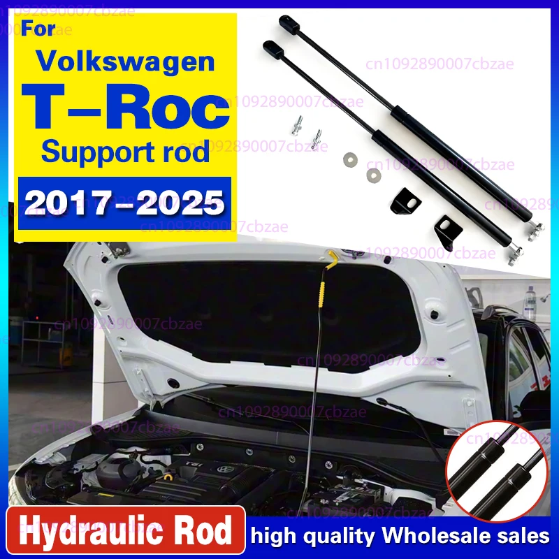 Für Volkswagen T-Roc VW TROC 2017-2025 Front Hood Bonnet Modifizieren Gasdruckfedern Lift Stützstange Feder Stoßdämpfer Kolbendämpfer
