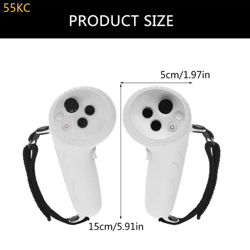 55KC Silicone Controller Protector with Lens Guard for PICO4 Safe Gaming