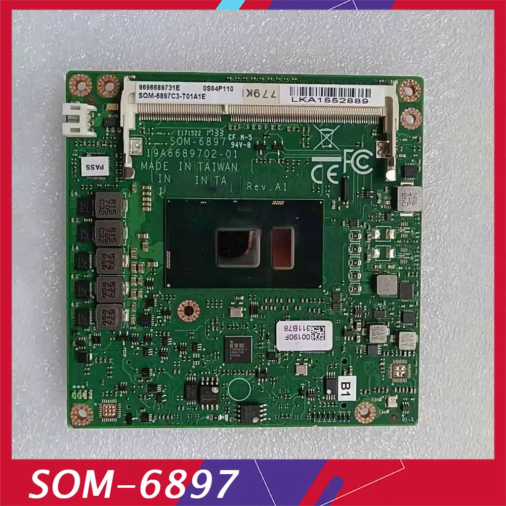 

Industrial Control Embedded Motherboard For Advantech SOM-6897 SOM-6897C3 SOM-6897C3-T04A1E