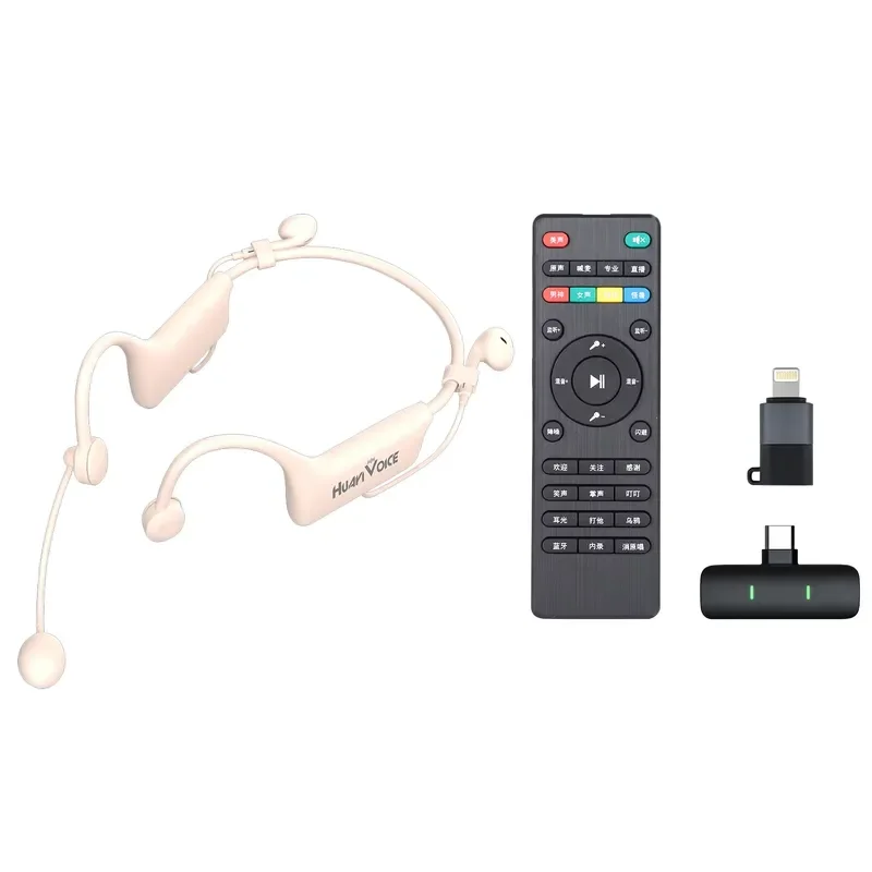 BOLRZO New All-in-One WS09 Sound Card Headset Microphone Noise Reduction 12 Sound Effects Change Android IOS Live Stream