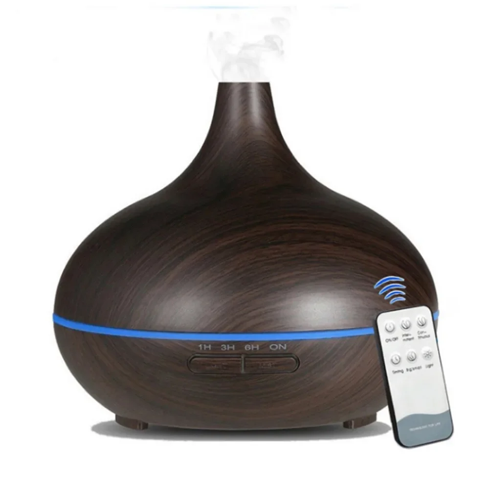 500ml Air Humidifier USB Aroma Diffuser Essential Oil Diffuser with 7 Color LED Lights&Remote Control USB Powered Air Humidifier