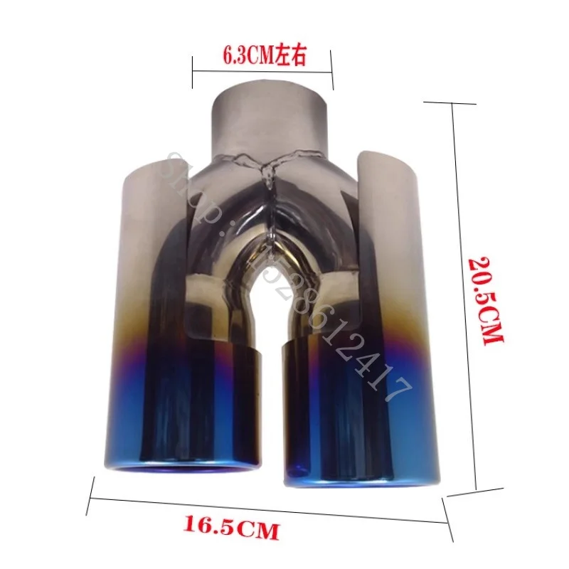 

for BMW X1 X3 1Serie/3/5 Series Stainless steel tailpipe exhaust pipe sleeve decorationTrim car accessories