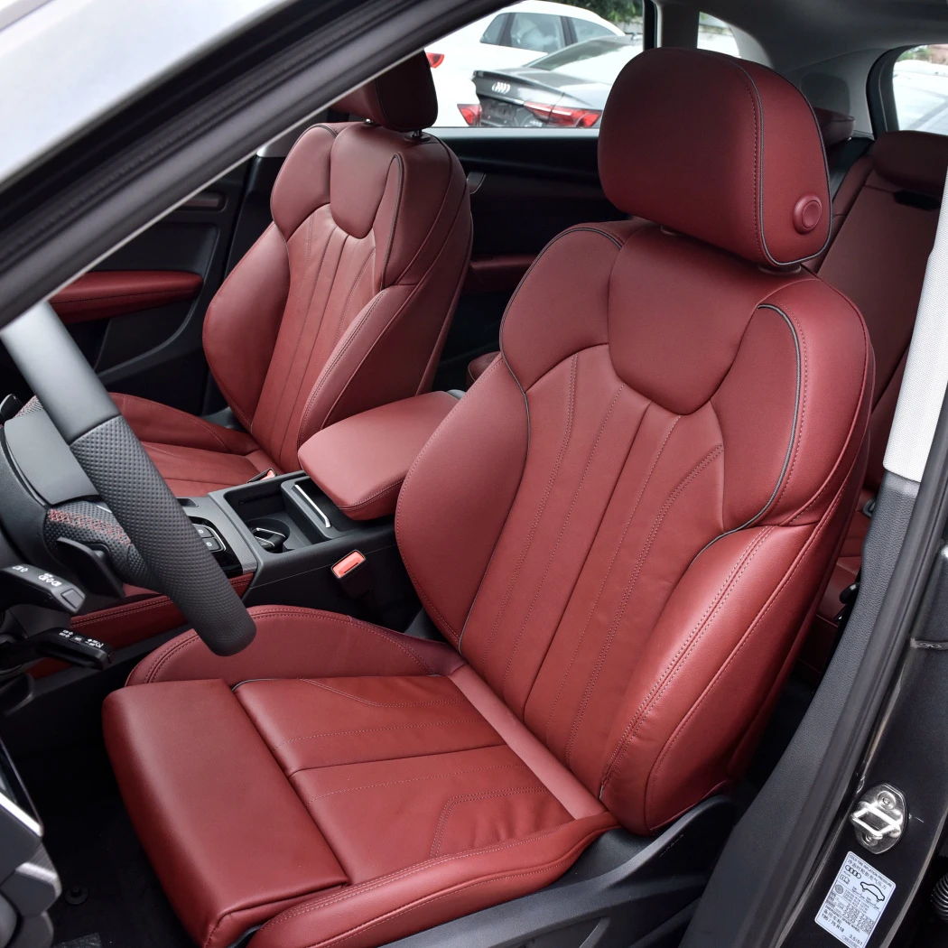 For Audi Q5 Q5L 2018 2019 2020 2021 2022 Full Surrounded Customized Artificial Leather Car Seat Covers Set Protector Accessories - Image 4
