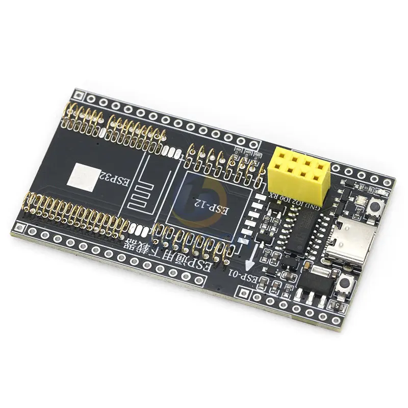 ESP8266 ESP32-WROVER Development Board Test Programmer Socket Downloader for ESP-01 ESP01S ESP12 ESP32