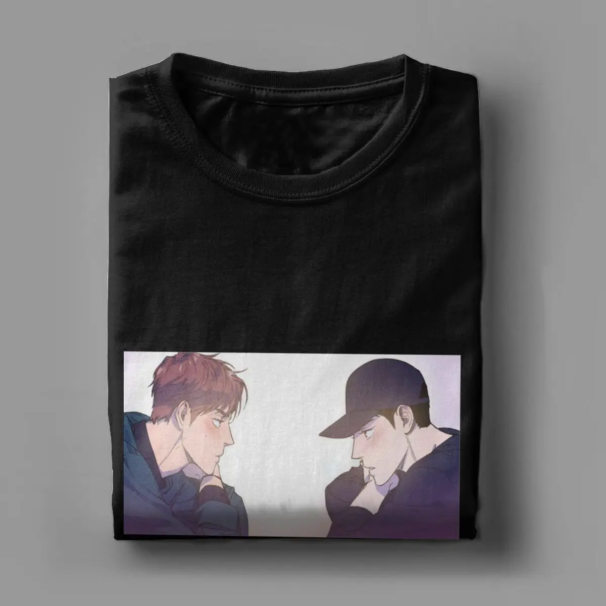 Men Semantic Error Manhwa T Shirt bl manga jang jaeyoung 100% Cotton Tops Vintage Short Sleeve Round Collar Tees Plus T-Shirts