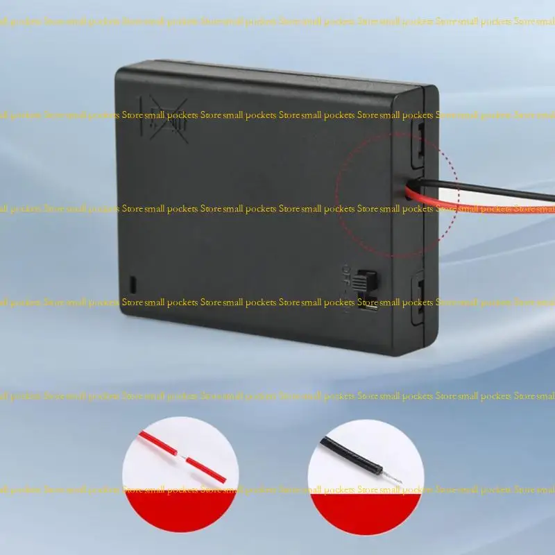 R1WD 4 Slot 3A Battery Holder 6V Corded Connection Spring Mechanism Switcher Control