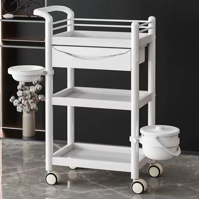 Good Price Beauty Salon Special Tools Spa Bathroom Bedroom Hospital Medical Household Storage Organization Plastic Trolley