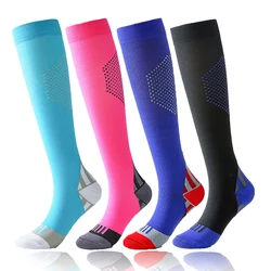 New Compression Socks Fit Football Soccer, Men Socks, Varicose Veins, Pregnant Women, Medical Nursing Knee High Stockings