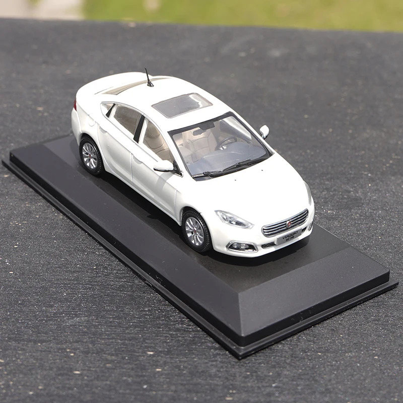 Modelo de Coche Fiat Feixiang GAC Original 1:43, Modelo de Coche de Simulación de Aleación FIAT Viaggio, Regalo