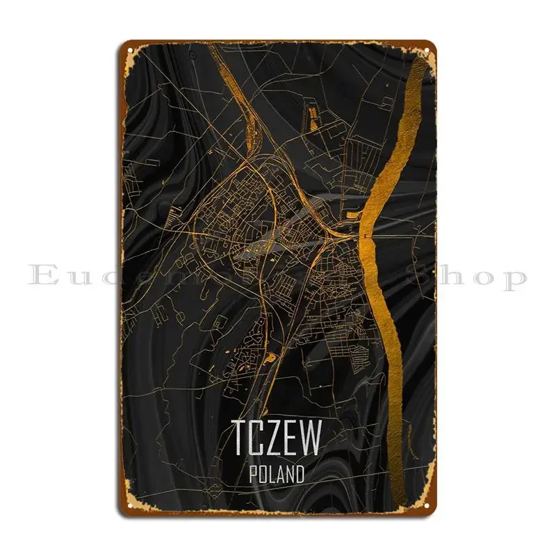 Tczew Poland Metal Sign Kitchen Garage Garage Design Wall Cave Tin Sign Poster